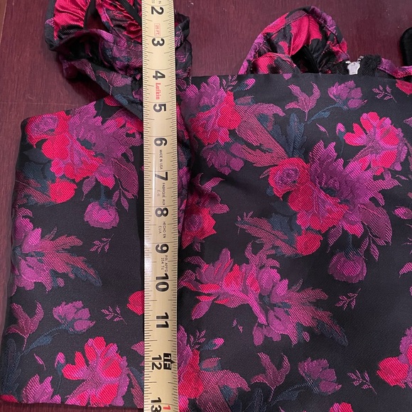 Medium Lulus garden delights black floral jacquard mini set - Picture 8 of 13